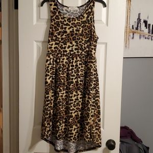 Leopard tank dress